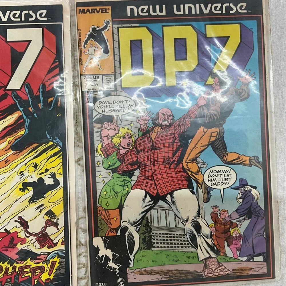 Marvel New Universe DP7 Comic‎ Book Lot Issues 4 5 6 7 8 9 Copper Age 1986-87